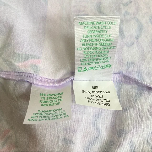 Lilly Pulitzer UPF 50+ Sophiletta Dress in Light Lilac Trunks In The Air, Size S - Picture 13 of 13